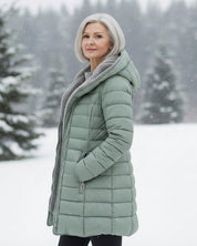 Helen | Fleece-Lined Longline Puffer Coat