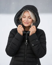 Helen | Fleece-Lined Longline Puffer Coat