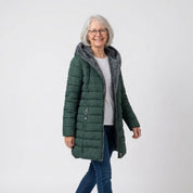 Helen | Fleece-Lined Longline Puffer Coat