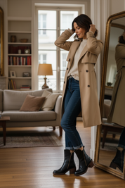 Belle | Leather Heeled Boots