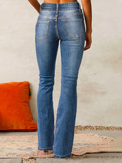 Aya | High-waisted flared jeans
