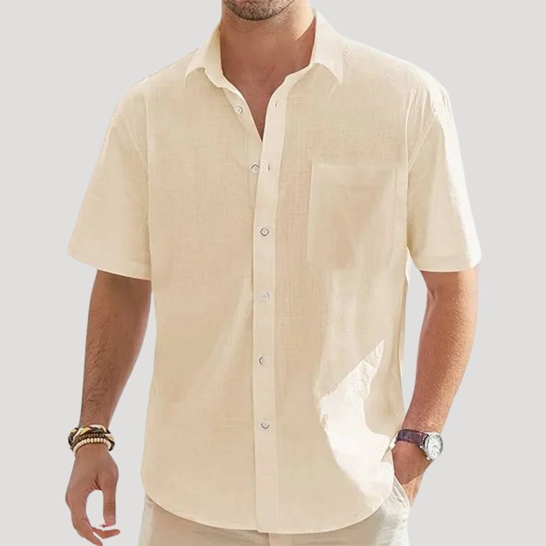 Cole | Linen short sleeve shirt
