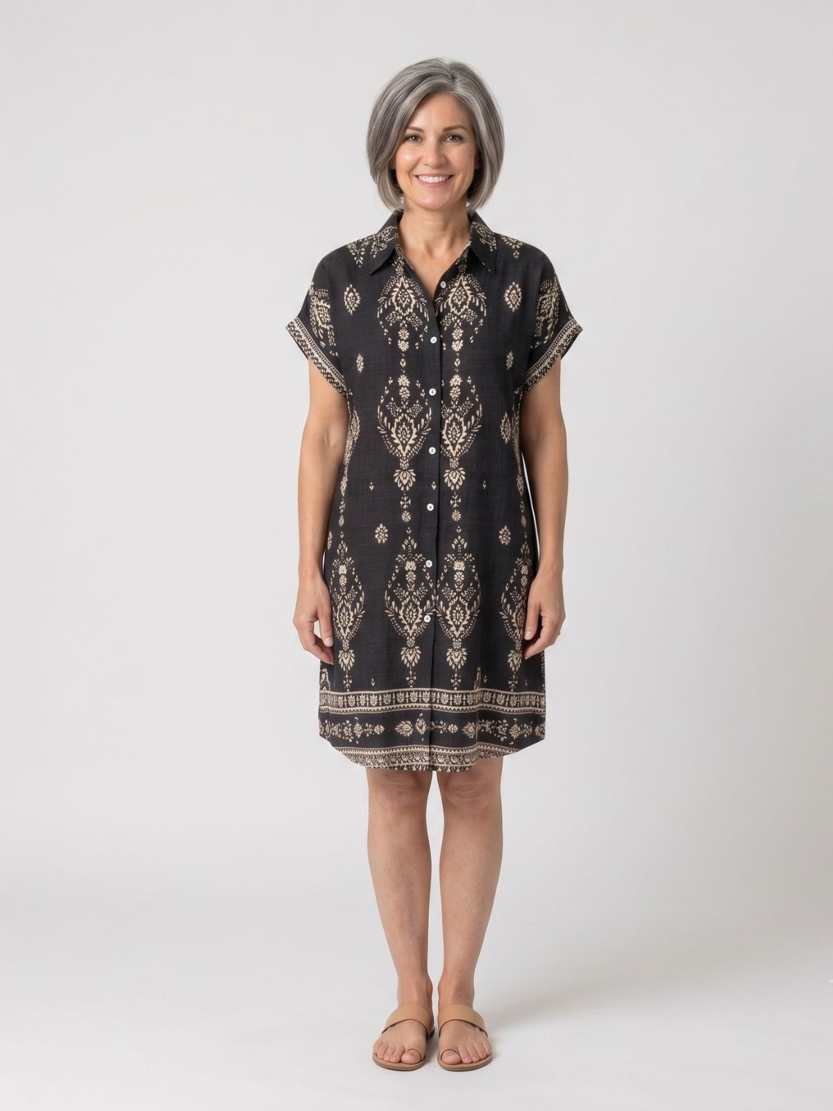 Emmeline | Printed Casual Pocket Dress