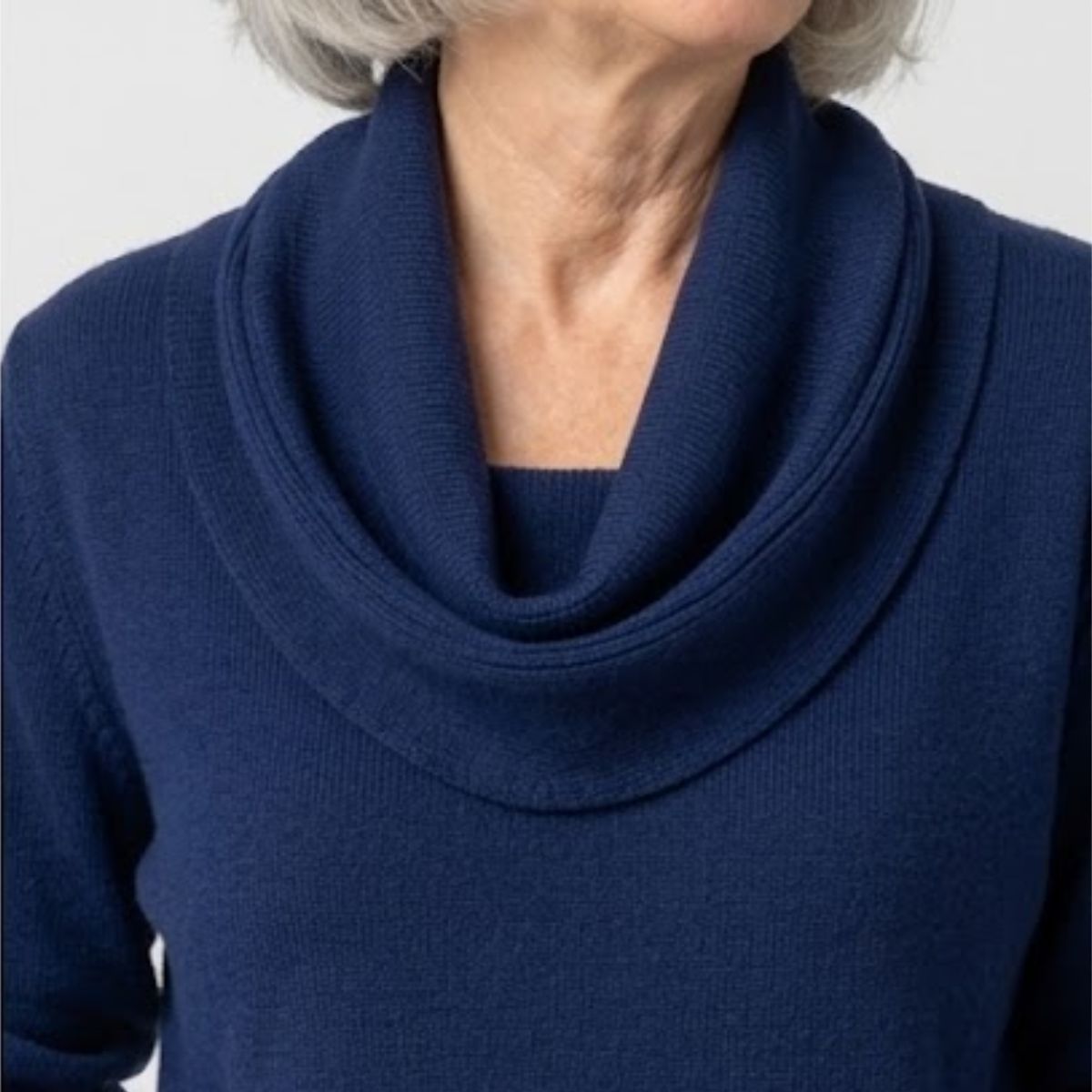 Agnes | Draped Cowl Neck Jumper