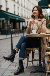 Belle | Leather Heeled Boots