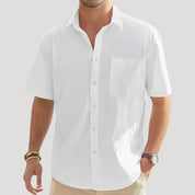 Cole | Linen short sleeve shirt