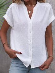 Indira | Blouse with button details