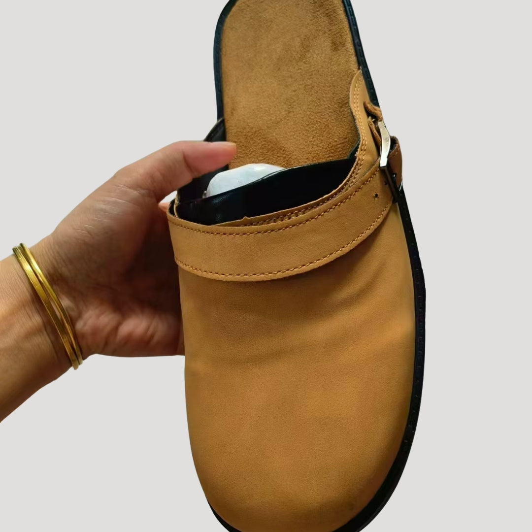 Hayes | Leather mule shoes
