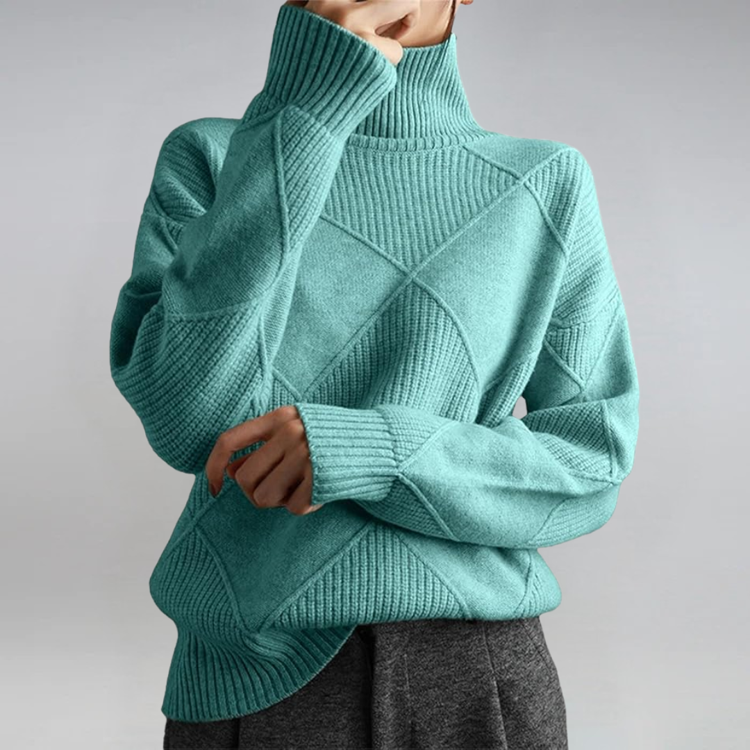 Lauren | Soft Roll-Neck Knit Jumper