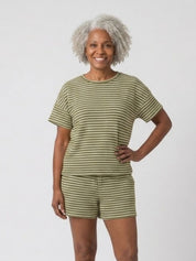 Marly | Effortless Striped Drawstring Co-Ord Set