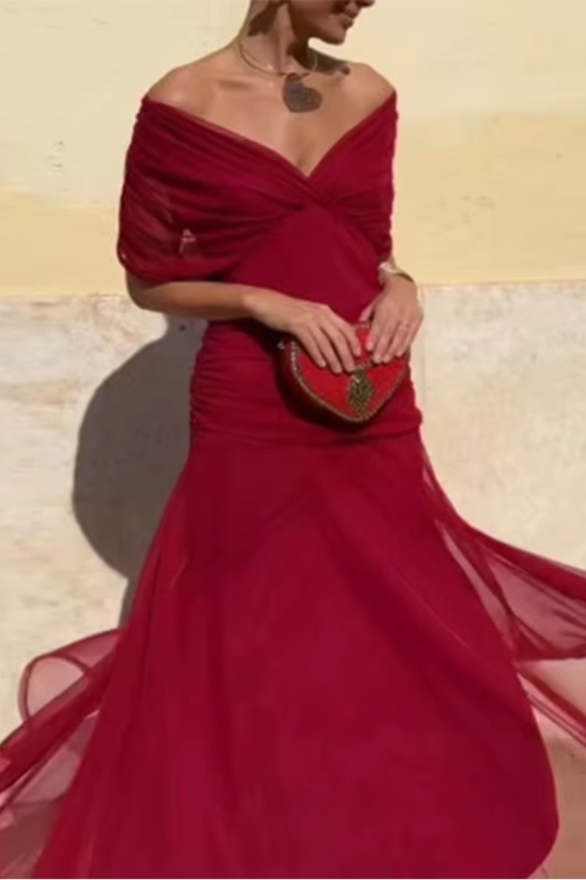 Santana | Elegant V-Neck Maxi Dress