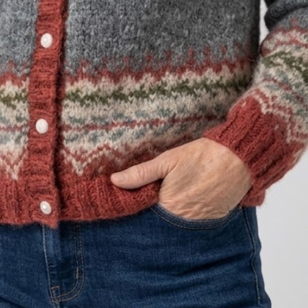 Rose | Heritage Pattern Cardigan