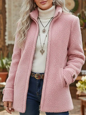 Carissa | Sherpa Fleece Zip Jacket