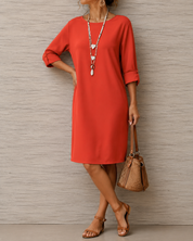 Odette | Relaxed Fluid Midi Dress