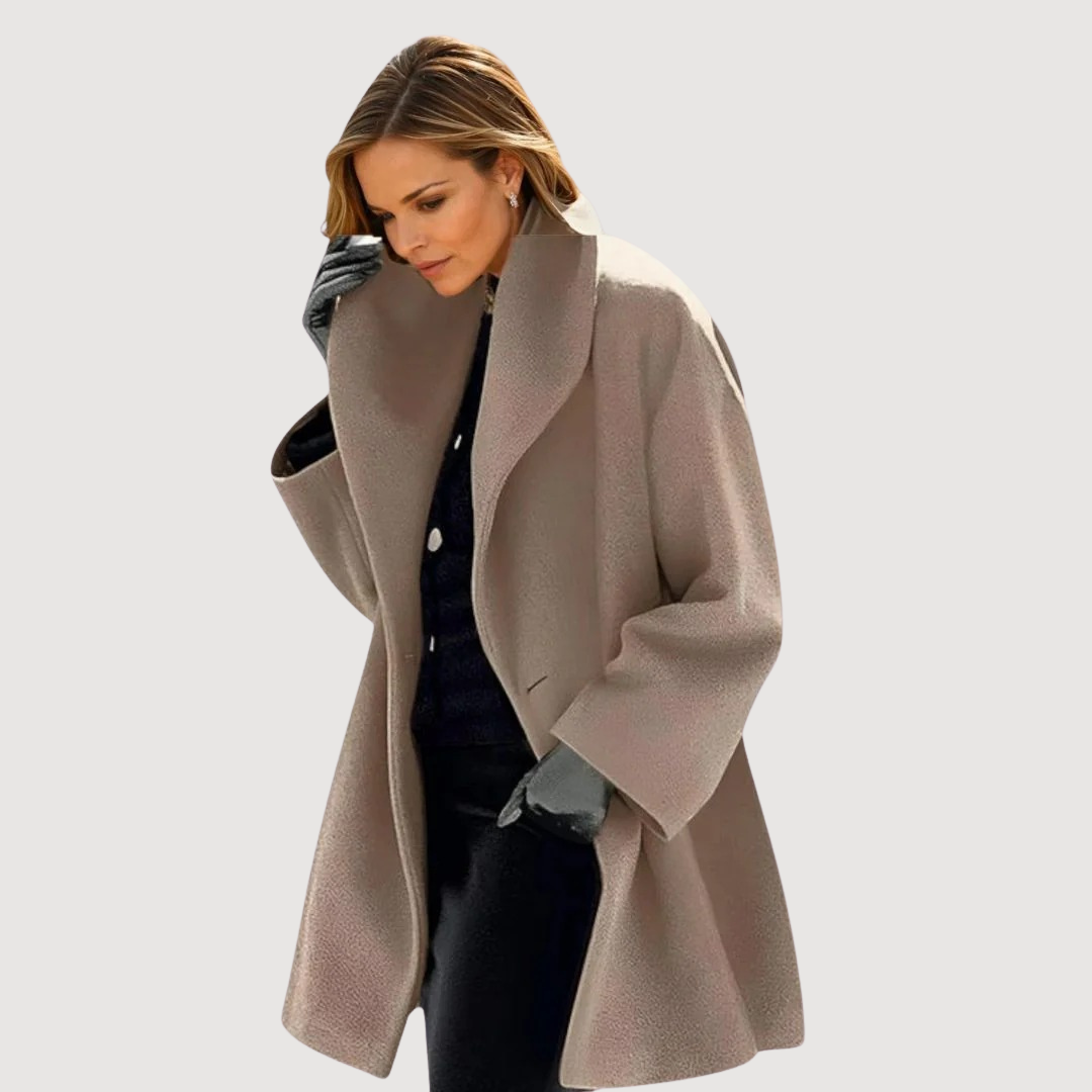 Vivienne | Elegant Shawl-Collar Coat