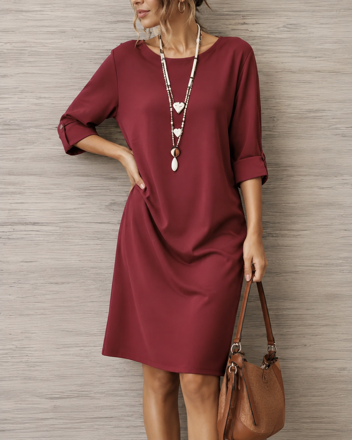 Odette | Relaxed Fluid Midi Dress