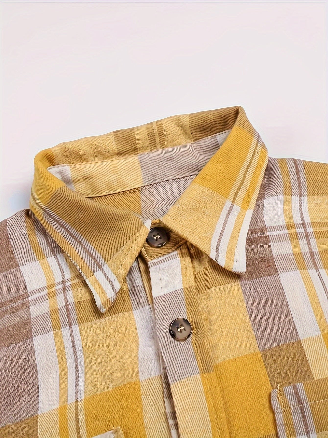 Demi | Oversized Plaid Long-Sleeve Shirt