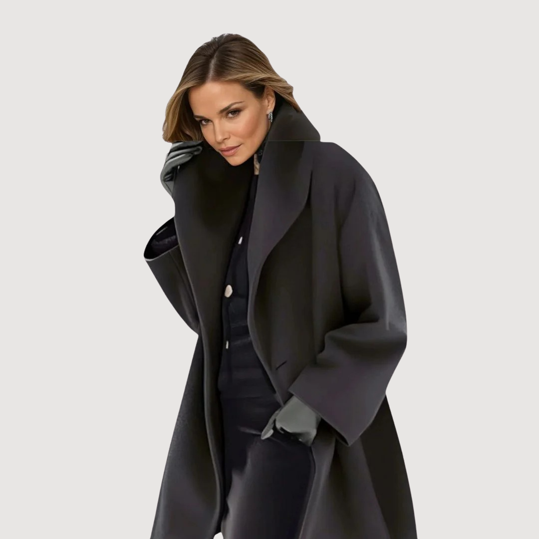 Vivienne | Elegant Shawl-Collar Coat