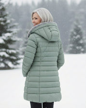 Helen | Fleece-Lined Longline Puffer Coat