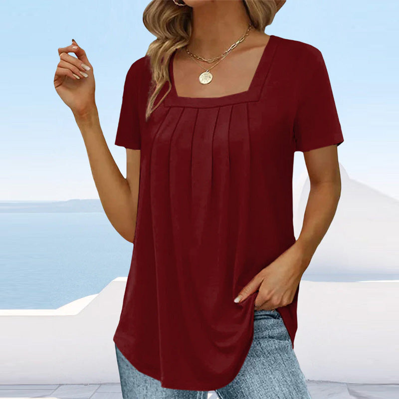 Mandy | Chic pleated top