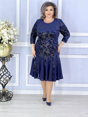 Novie | Elegant Midi Dress