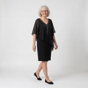 Eliza | Embellished Overlay Dress