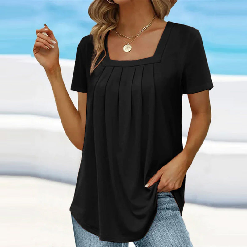 Mandy | Chic pleated top
