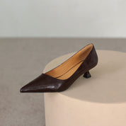 Verrine Leather Low Pumps