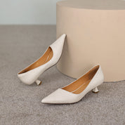 Verrine Leather Low Pumps