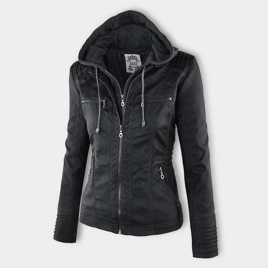 Pia | Modern Leather Jacket