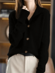 Sofia | Collared Button Cardigan