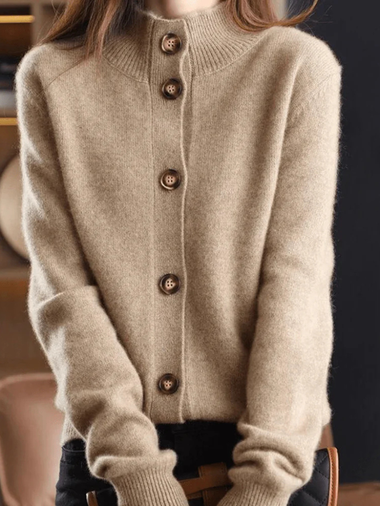 Sofia | Collared Button Cardigan