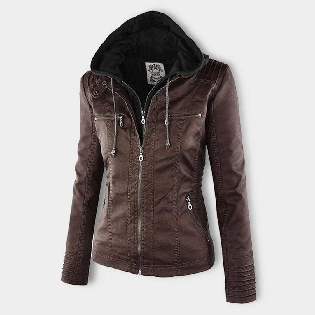 Pia | Modern Leather Jacket