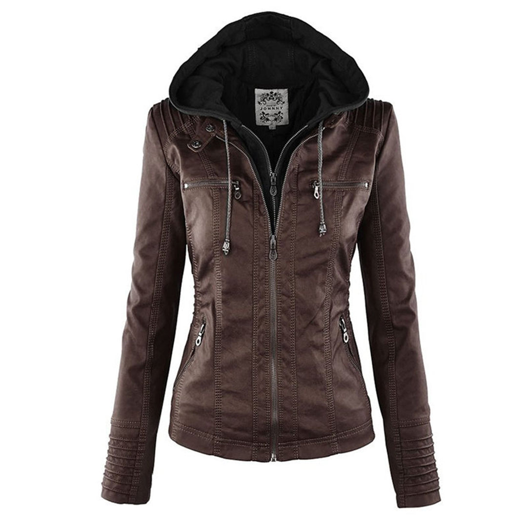 Pia | Modern Leather Jacket