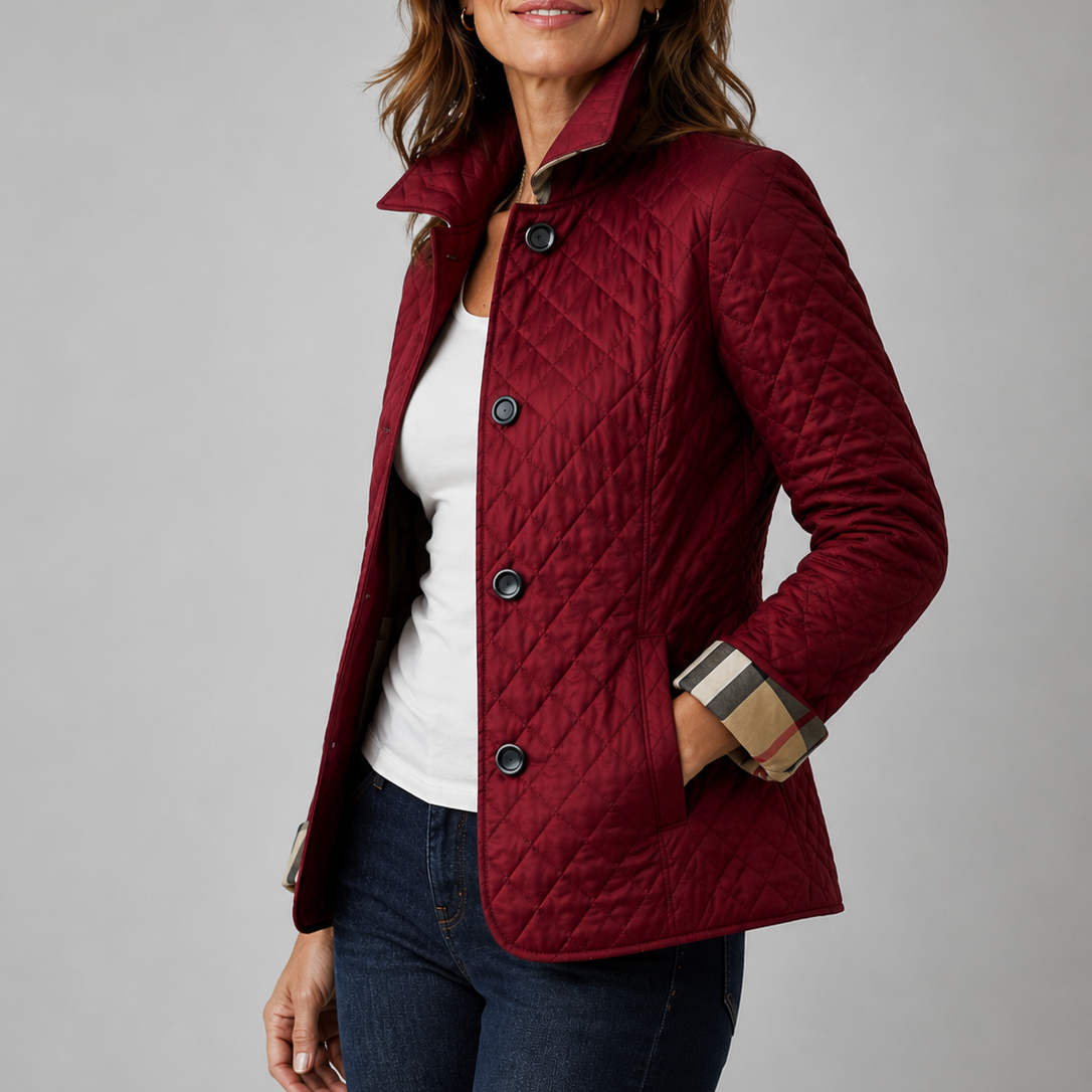 Margot | Luxe Lattice Quilt Jacket
