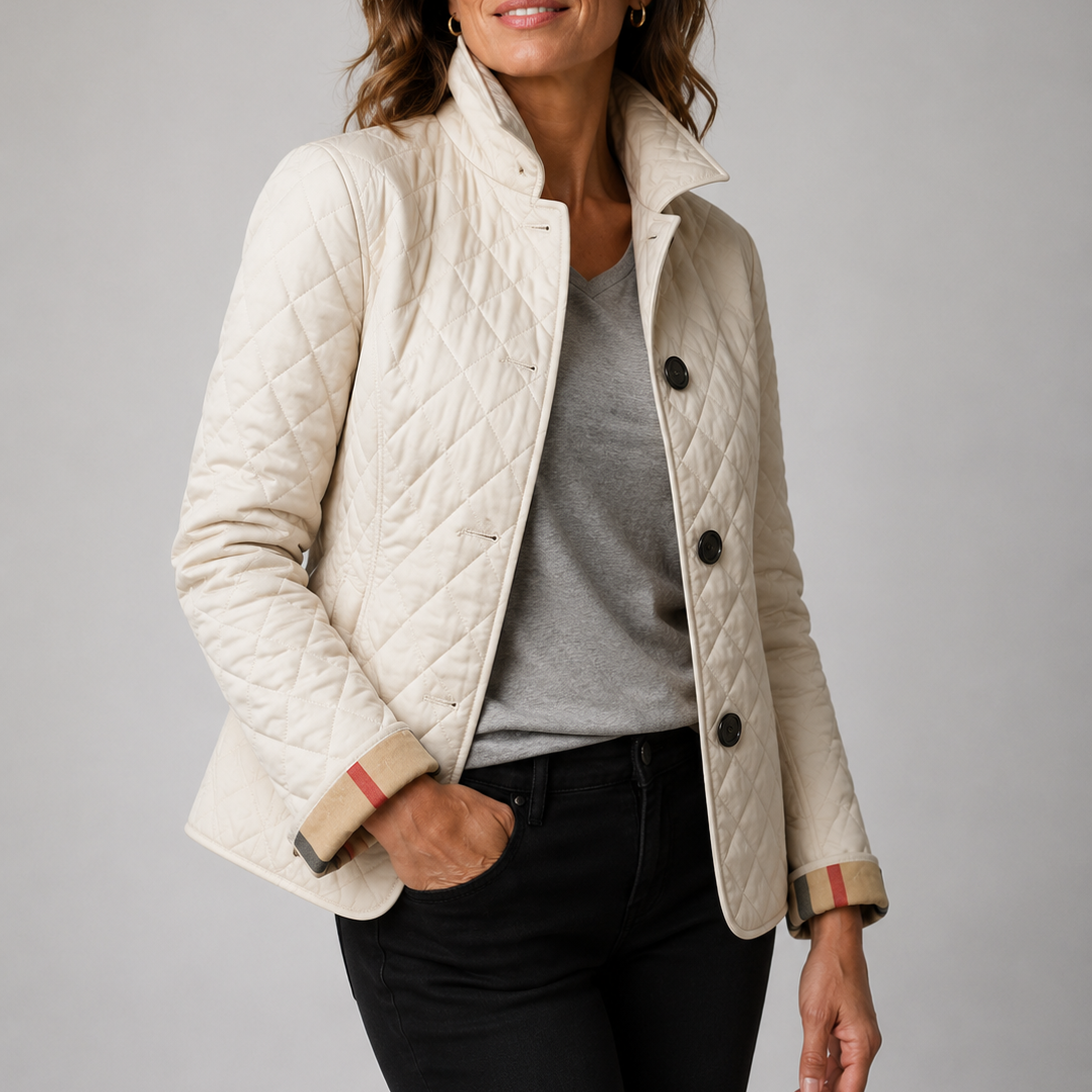 Margot | Luxe Lattice Quilt Jacket