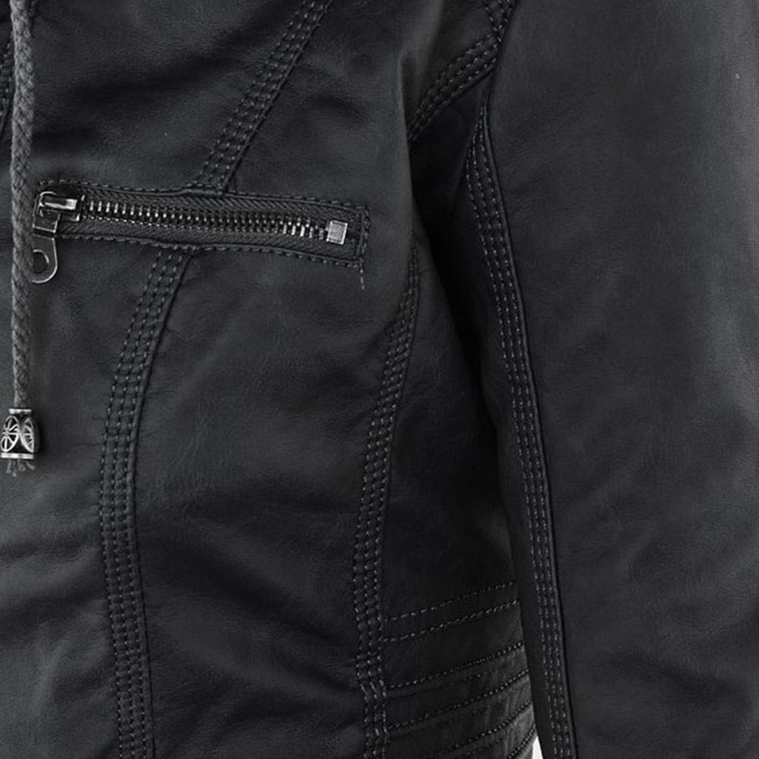 Pia | Modern Leather Jacket