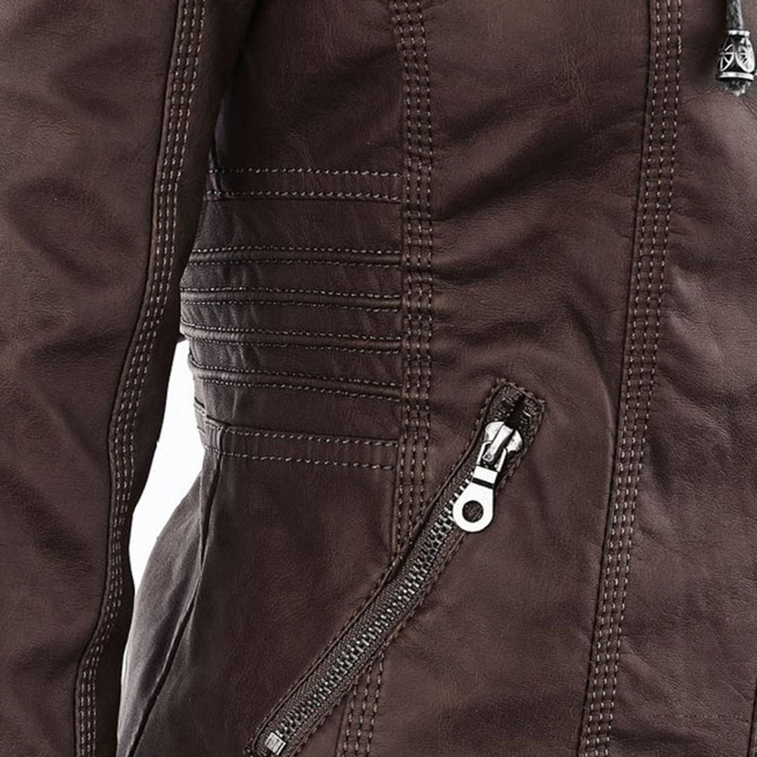 Pia | Modern Leather Jacket