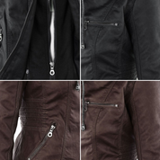 Pia | Modern Leather Jacket