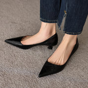 Verrine Leather Low Pumps