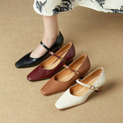 Orvane Mary Jane Leather Pumps