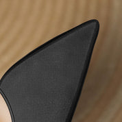 Ceyra Leather Kitten Heels