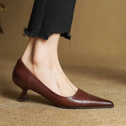 Serane Leather Heels