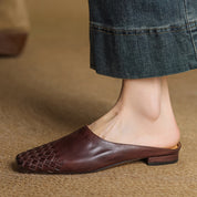 Viola Genuine Leather Mules