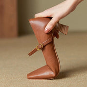 Orvane Mary Jane Leather Pumps