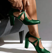 Camille | Tacones de Cuero Elegantes
