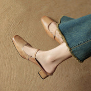 Meyra Leather Mules