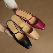 Meyra Leather Mules