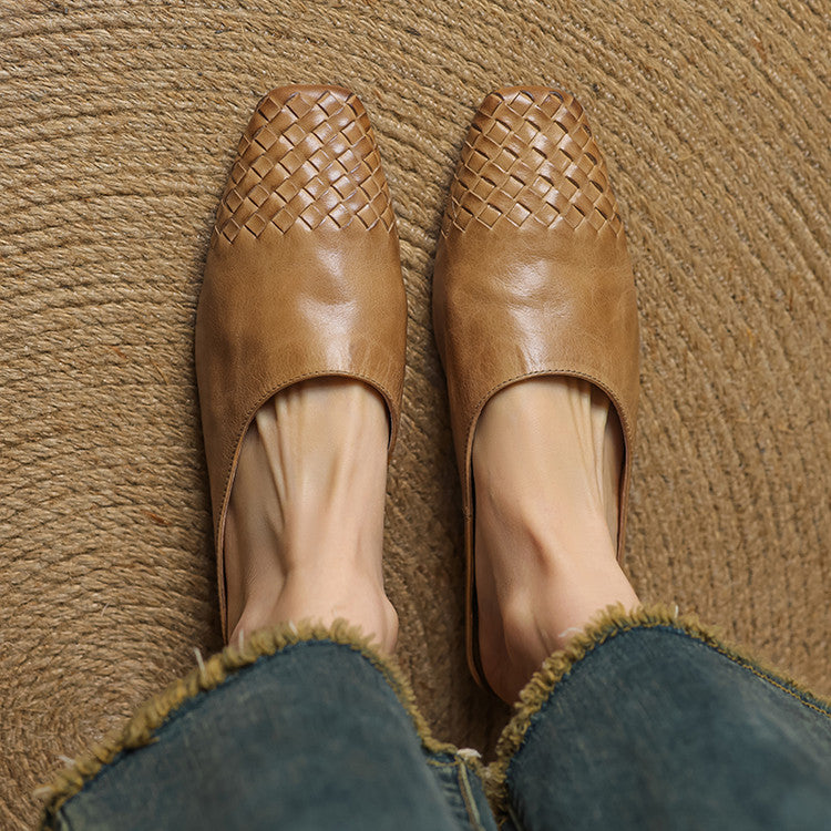 Viola Genuine Leather Mules