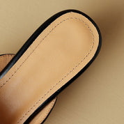 Marloe Pointed Leather Mules